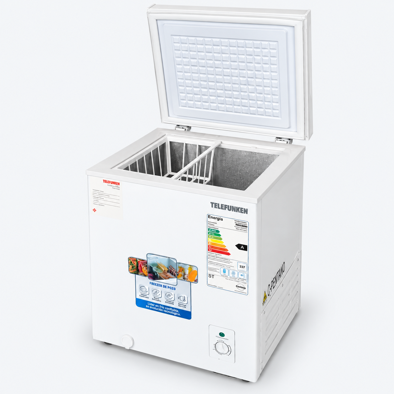 Freezer de pozo Telefunken de 50 litros